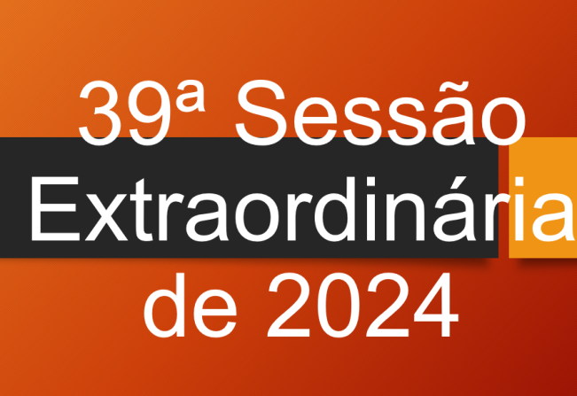 Ficam os senhores vereadores COMUNICADOS da convocação da 39ª Sessão Extraordinária da Câmara Municipal de Araçoiaba da Serra .